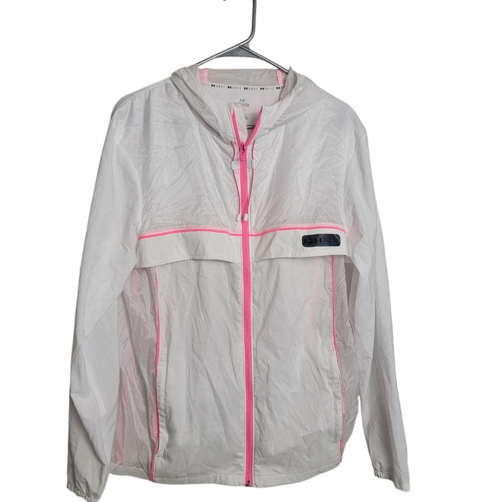 UA Under Armour Hooded Run Anywhere jacket mens S/small